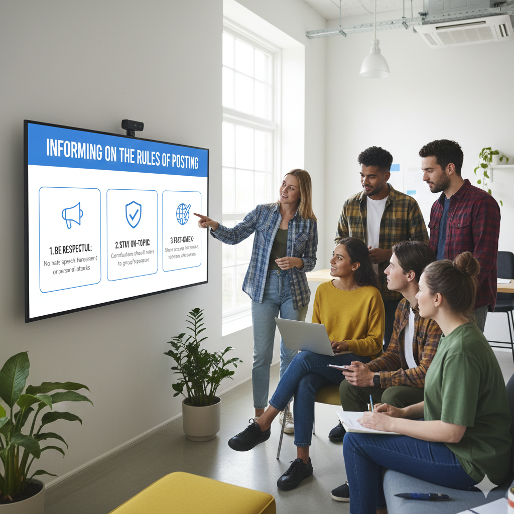 Informing on the Rules of Posting 